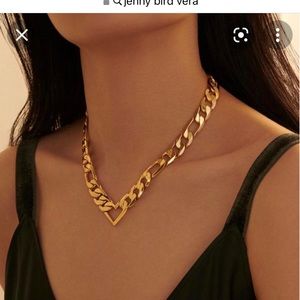 Jenny Bird Vera necklace in 14k gold.